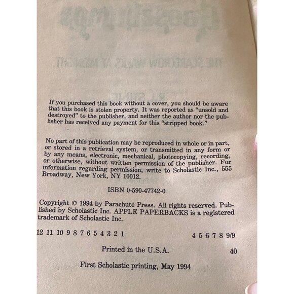 Goosebumps R.L. Stine Lot 5 Books #16 #18 #20 #22 #29 Horrorland Monster Blood - Picture 7 of 16